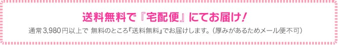 送料無料で 『宅配便』 にてお届け！