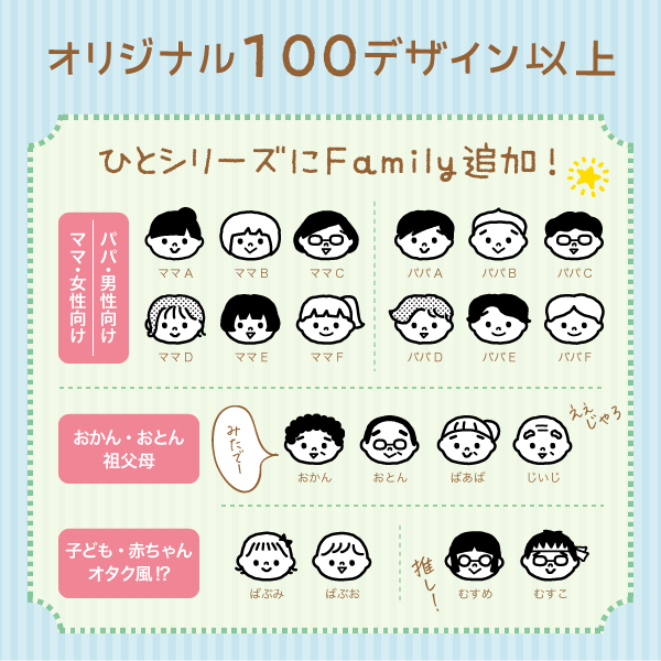 オリジナルの100デザイン