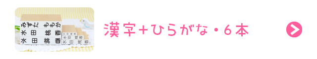 漢字+ひらがな・6本
